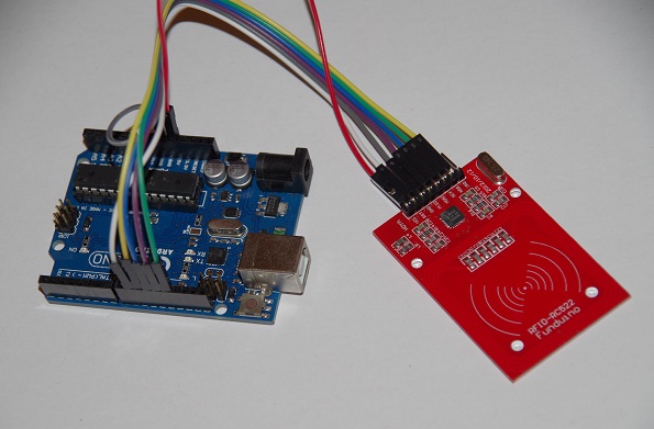 arduino with RFID RC522A ʹ
